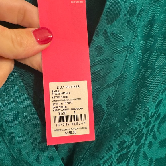 NWT Lilly Pulitzer Jaylene Top - Picture 3 of 5